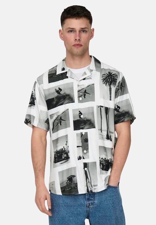 Produktbild Only & Sons Normal geschnitten Hemdkragen Hemd Hemd (L)