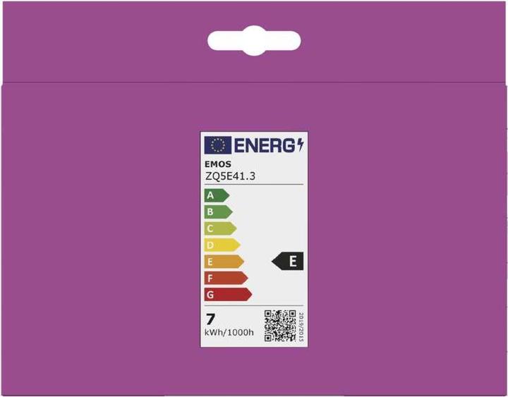 Actual product image Emos LED lamp Classic A60 / E27 / 7 W (60 W) / 806 lm / Warm white (E27, 7 W, 806 lm, 3 x, E)