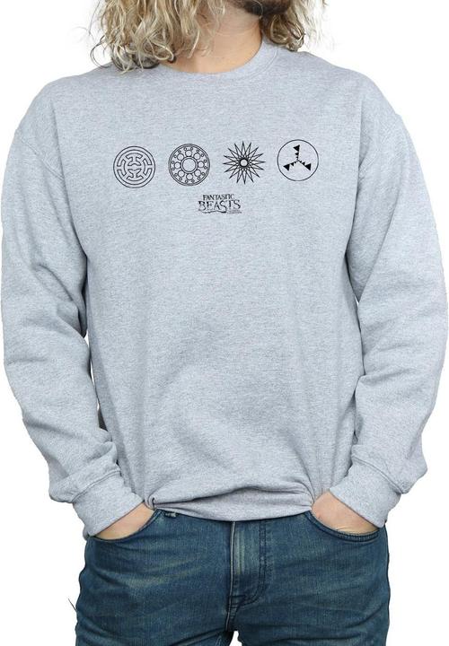 Produktbild Fantastic Beasts Circular Icons Sweatshirt (XL)