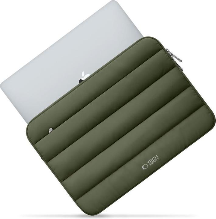 Produktbild Tech-Protect Tech-Protett Fluffy Laptoptasche 13-14 - Grün (14")