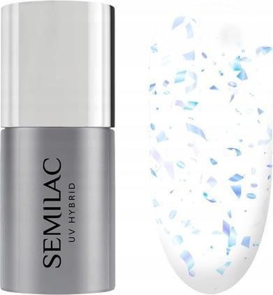 Immagine prodotto Semilac UV Gel Top No Wipe T29 Matte Snow Floe 7ml (Vernice UV gel)