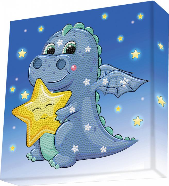 Actual product image Diamond Dotz Diamond Painting Good Night Dragon