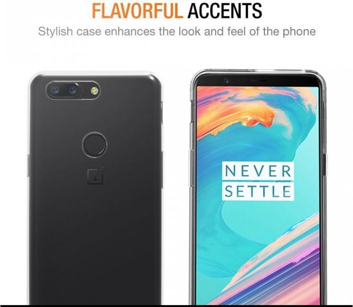 Actual product image Screenguard OnePlus 5T Flexible TPU Clear Case (OnePlus 5T)