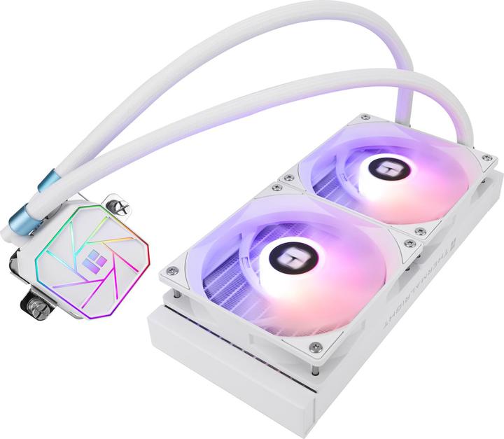 Produktbild Thermalright AQUA ELITE 240 WHITE ARGB V3 computer cooling system Processor Liquid cooling kit 1...
