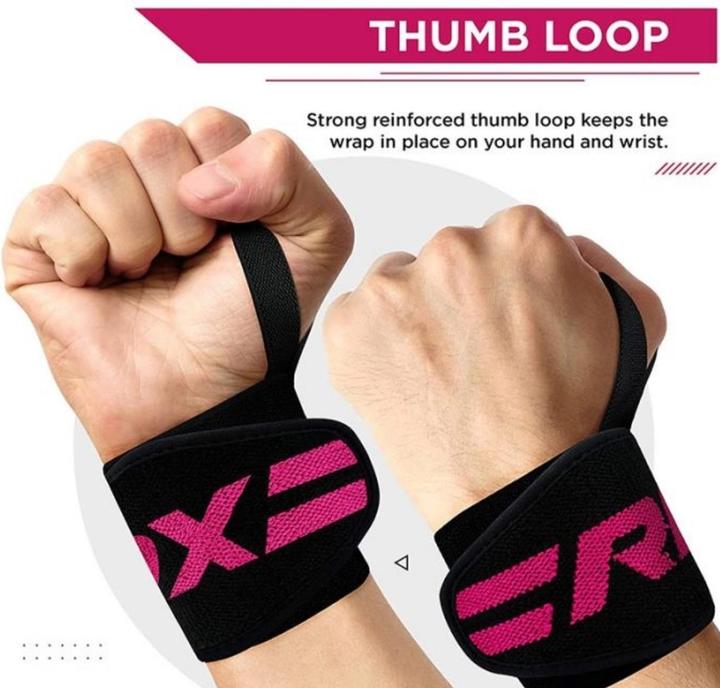 Immagine prodotto Rdx Gym Wrist Wrap Pink Pro (Taglia unica)
