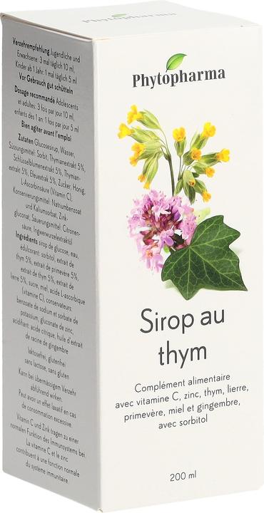 Image du produit Phytopharma Sirop de thym (1 pièce(s), Sirop, 403 g)