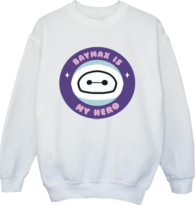 Actual product image Disney Boys Big Hero 6 Baymax My Hero Pocket Sweatshirt (104)