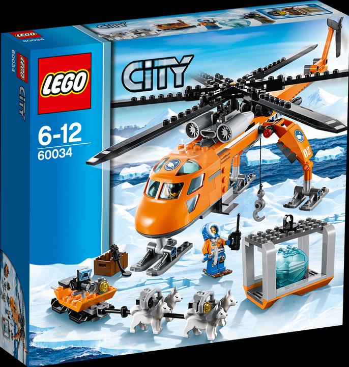 Produktbild LEGO Arktis-Helikopter mit Hundeschlitten (60034, LEGO City)