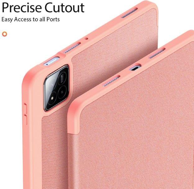 Immagine prodotto Dux Ducis Book case Xiaomi Redmi Pad 7/7 Pro Domo Series Tri-fold Stand PU Leather Tablet Cover Pink (Xiaomi Pad 7 Pro, Xiaomi Pad 7)