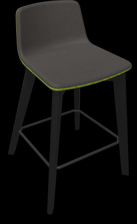 Dark grey, Black, Light green melange, Ash stained black
