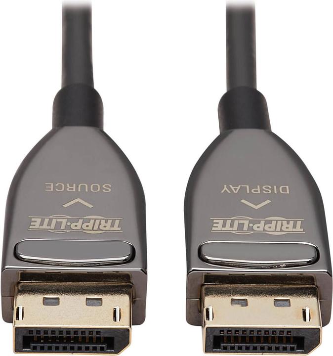 Produktbild Eaton DisplayPort Active Optical Cable AOC 8K 60 Hz M/M CL3 Rated Latching Connectors Blac (20 m, DisplayPort)