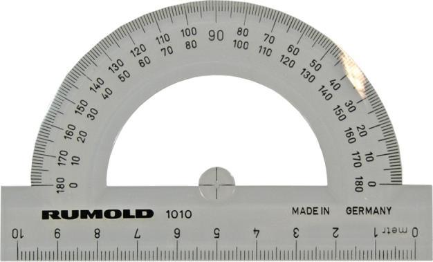 Produktbild Rumold Schulwinkelmesser 10cm 1010 180° (100 mm)