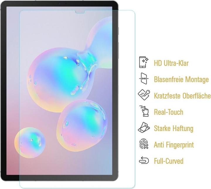Actual product image Protectorking 6x Panzerfolie Anti-Shock HD Klar (6 Piece, Galaxy Tab S6)