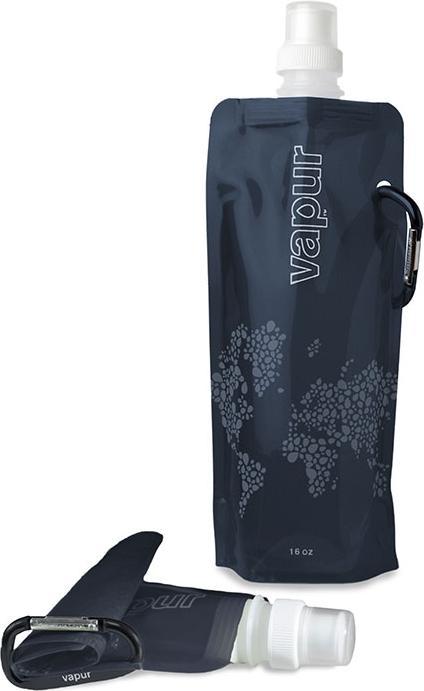 Produktbild Stride Trinkblase Tragbarer Wasserbeutel Faltbare Festival Trinkflasche mit Karabiner - Div. Farben 480ml (0.48 l)