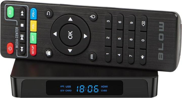 Blow 77-303# Smart TV box Nero 4K Ultra HD Wi-Fi Ethernet LAN (16 GB, Androide 10)