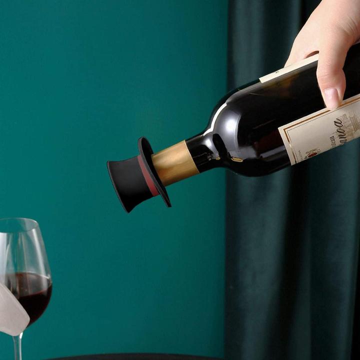 Actual product image JTI Silicone wine cork - hat mould (Wine stopper)