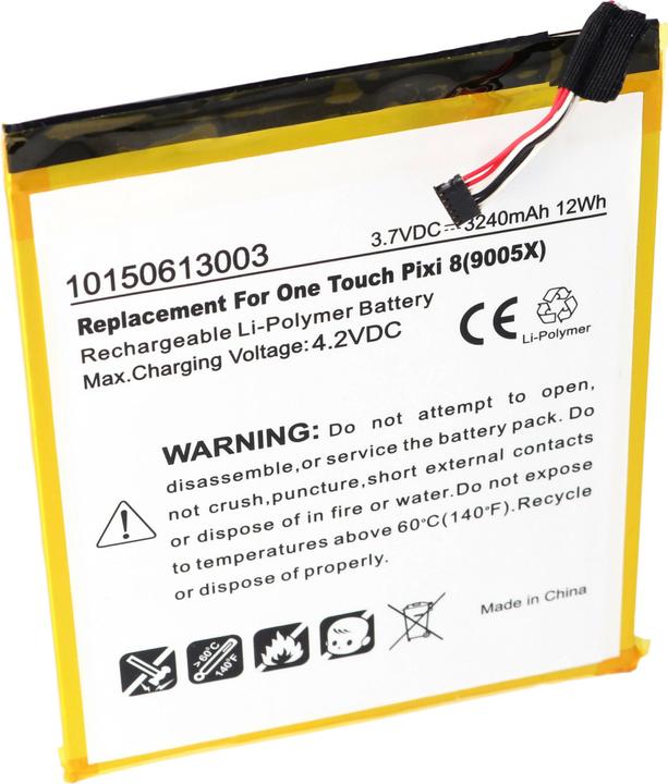 Actual product image Alcatel Battery One Touch Pixi 3 8.0 3G Battery TLp032B2, TLp032BD, TLp032C2, TLP032CC