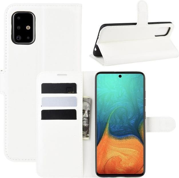 Productafbeelding MU Classic Litchi Leren Boekomslag Serie (Samsung Galaxy A71)