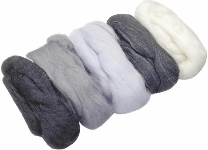 Gris foncé, Gris, Gris clair, Platine, Blanc