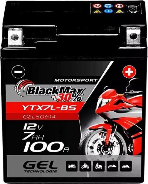 Produktbild BlackMax YTX7L-BS (12 V, 7 Ah, 100 A)