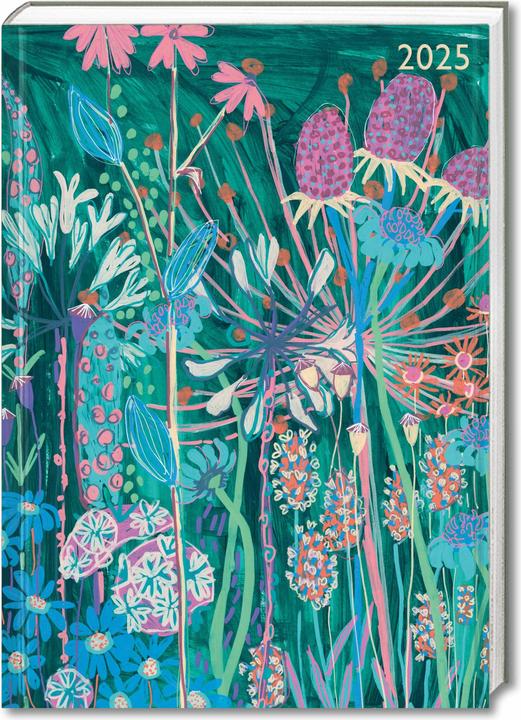 Actual product image Lucy Innes Williams: Viridian Garden House 2025 Luxury Diary Planner - Page to View with Notes (English)