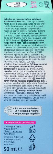 Immagine prodotto dm Balea Trattamento anti-imperfezioni 24 ore su 24 (50 ml, Crema 24h)