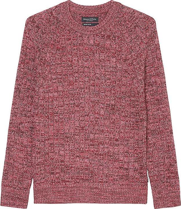 Actual product image Marc O'Polo Long Sleeve Pullover Crew Neck Raspberry (M)
