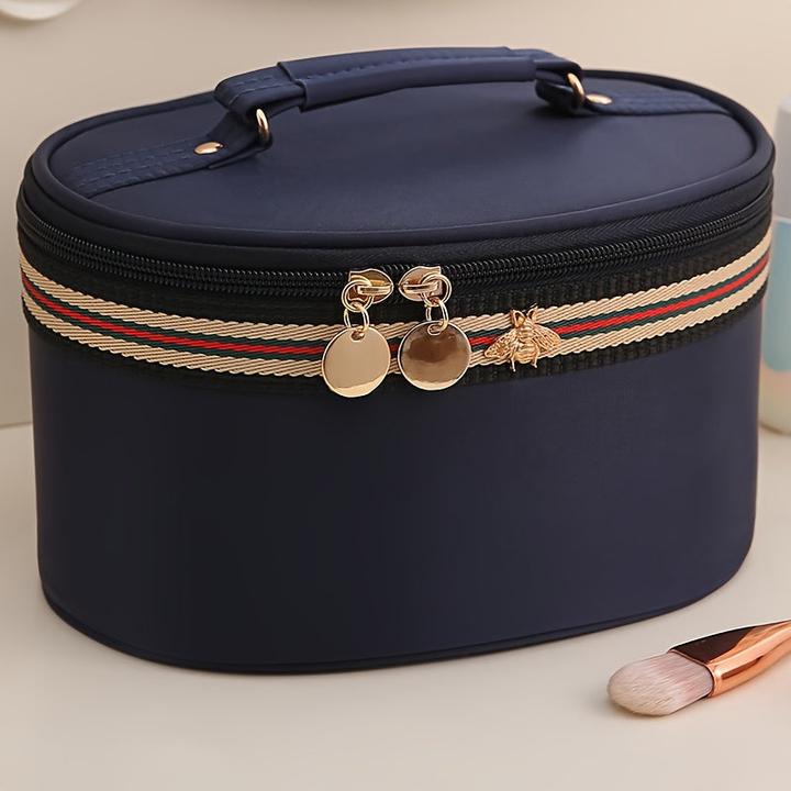 Immagine prodotto Only-Bags.Store Borsa cosmetica in nylon impermeabile con grande capacità, organizzatore di trucchi da viaggio