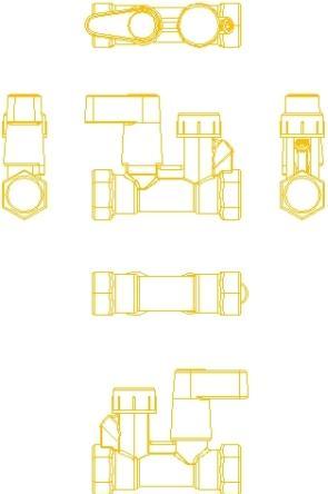 Immagine prodotto Danfoss Valvola di intercettazione e scarico MSV-S DN 15 1/2" 003Z4011