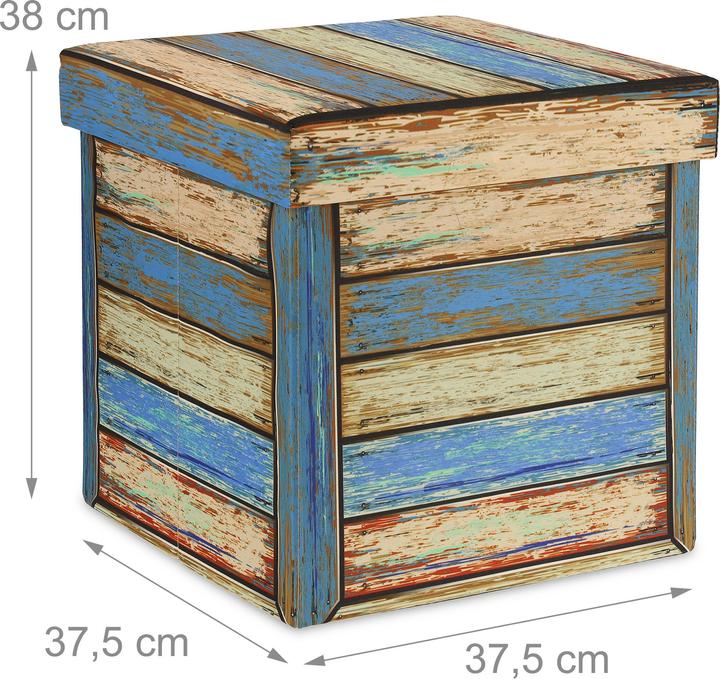 Image du produit Relaxdays Tabouret rangement