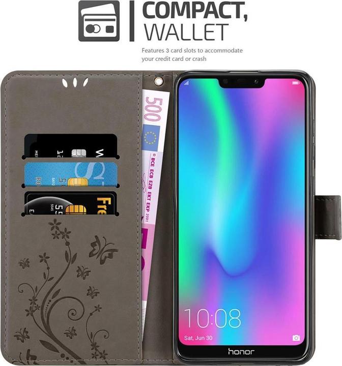 Productafbeelding Cadorabo Bloemen Boekomslag (Honor 8C)