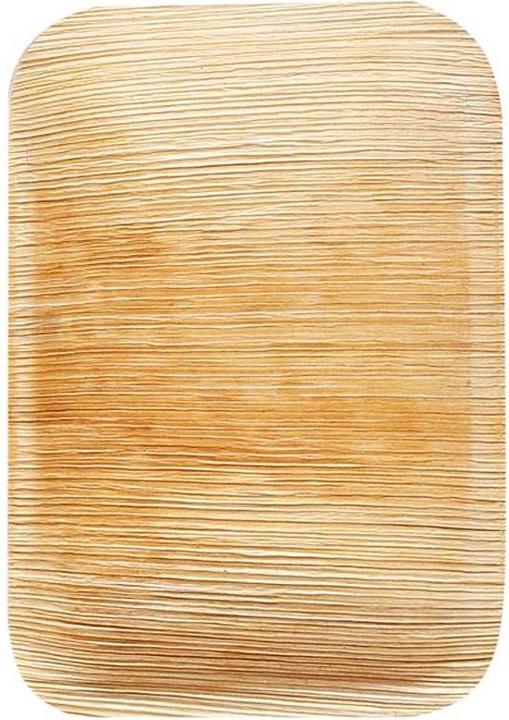Naturestar Assiette bio rectangulaire feuille de palme (200 x)