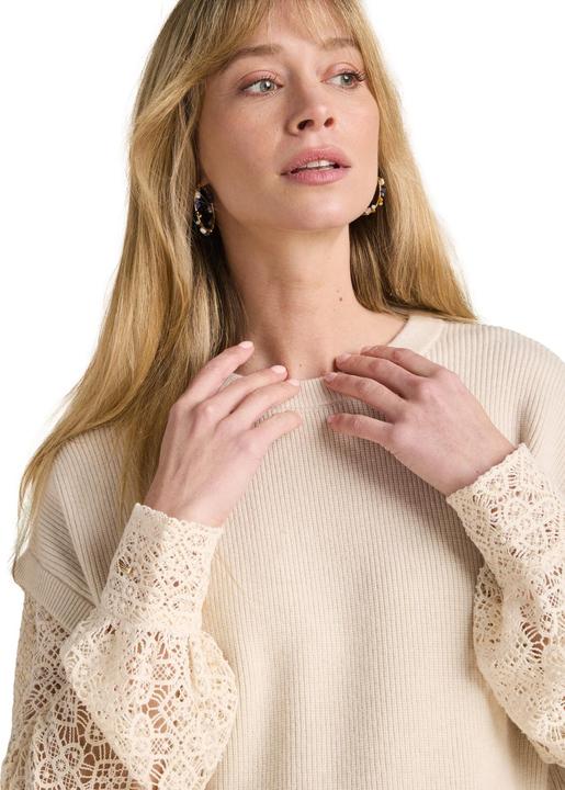 Produktbild Envie de Fraise Umstandspullover mit Ärmeln aus Spitze, Recycling-Polyester (W32/L34)