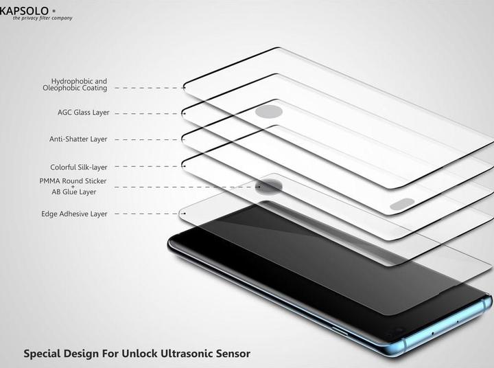 Immagine prodotto Kapsolo Vetro di protezione del display - protezione del display su tutta la superficie con bordi (10 Pezzo/i, Samsung Galaxy Note 20)