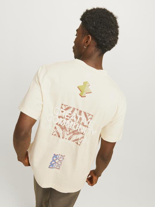 Actual product image Jack & Jones Jornoho Back Graphic Tee Ss Crew Neck Ln (XL)