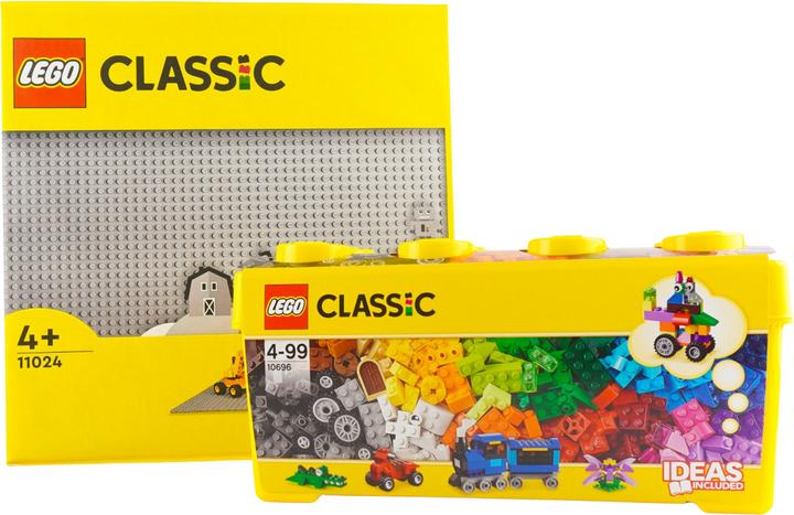 Produktbild LEGO Classic Bausteine Box + 1 graue Platte - 10696 NEU! Teile 485x (10696)