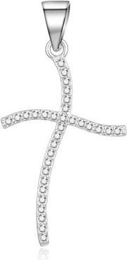 Produktbild Moiss Timeless silver pendant Cross with zircons P0000743 (L)