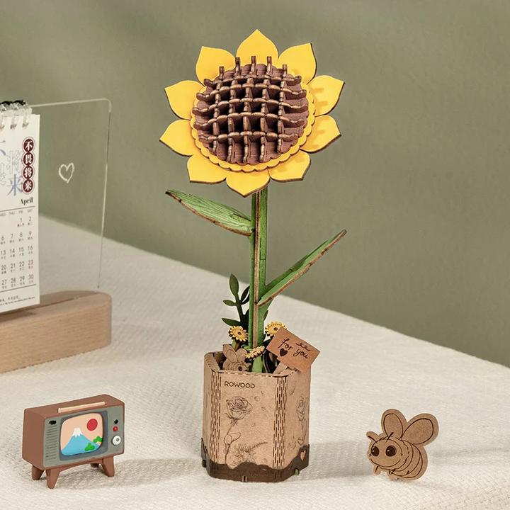 Produktbild Robotime Modellbausatz 'BLUMENSTRAUSS'