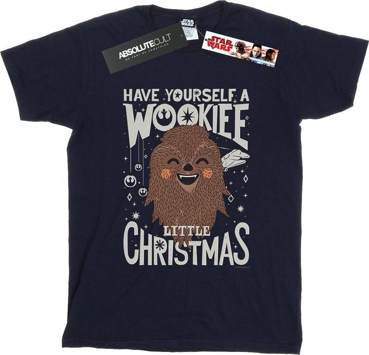 Immagine prodotto Star Wars Wookiee Little Christmas Maglietta Ampia Donna (XXL)
