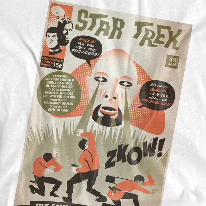 Actual product image Unisex Adult The Original Series Episode 45 T-Shirt (XXL)