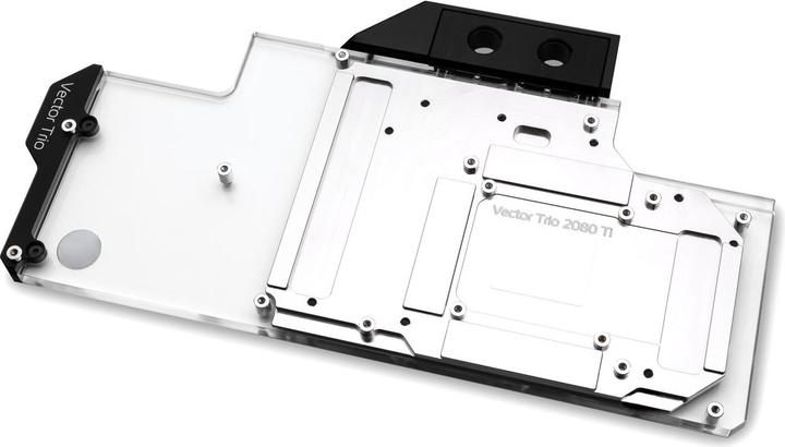 Actual product image EKWB EK-Quantum Vector Trio RTX 2080 Ti D-RGB - nickel + acrylic