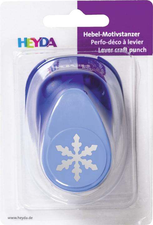 Produktbild Heyda Motivstanzer für Karton bis 220g/qm grosse Schneeflocke ca. 25x25mm