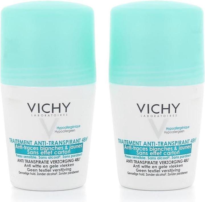 Produktbild Vichy 2er-Set Deodorants Anti-Transpirant 48H - 2 x 50 ml (Roll-on, 50 ml)