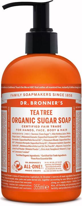 Actual product image Dr. Bronner's Sugar Soap (Liquid soap, 355 ml)