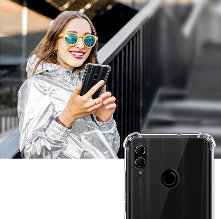 Produktbild Screenguard Huawei P Smart 2019 Hülle Crystal Soft Airbag Bumper (Huawei P Smart (2019))