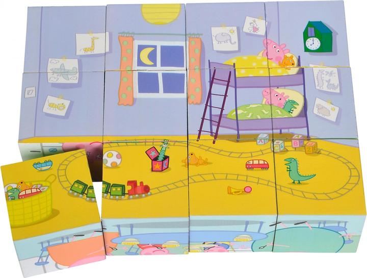 Actual product image Simba Peppa Pig, picture cube (12 pieces)