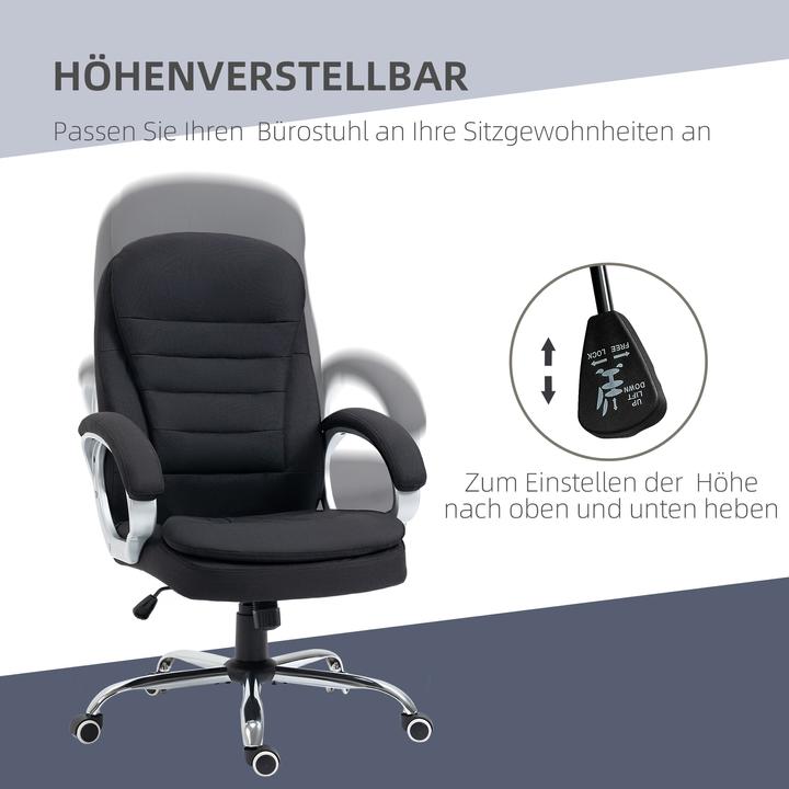 Produktbild Vinsetto Bürostuhl mit hoher Rückenlehne