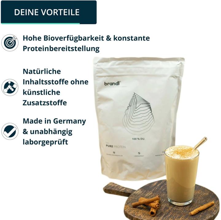 Produktbild Brandl Pulver Pure Protein Vegan (Zimt, 1 Stk., 1000 g)