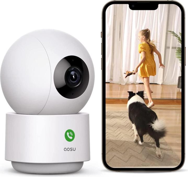Aosu 2K Indoor Surveillance Camera (1920 x 1080 Pixels)