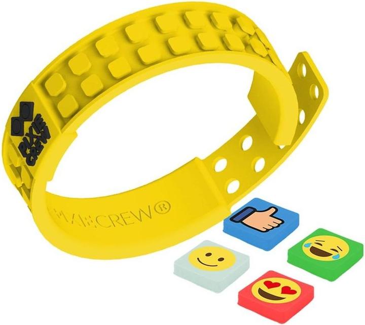 Pixie Crew Silikonarmband mit Emoticons (21 cm, Silikon)